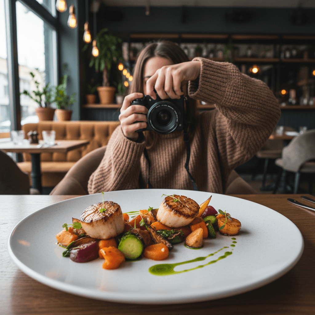 Food and venue content creation photography