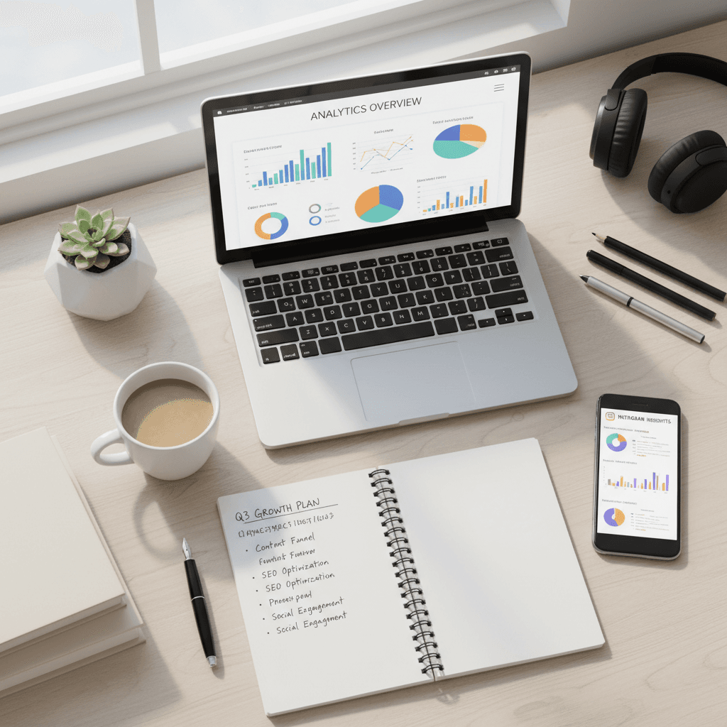 Social media strategy and analytics planning